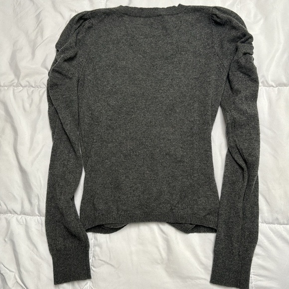 Frame Ruched Long Sleeved Sweater Small - Picture 3 of 6